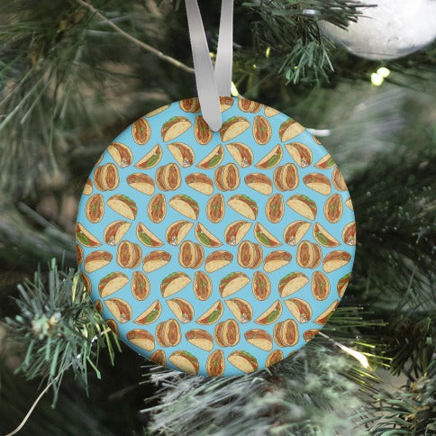 Taco Vulvas Pattern  Ornament