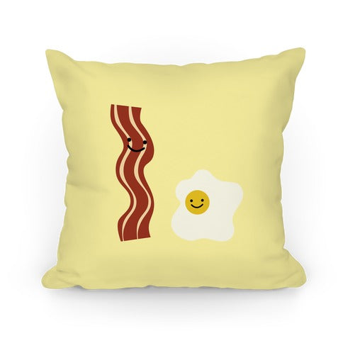 Egg and Bacon Buddies Pillow