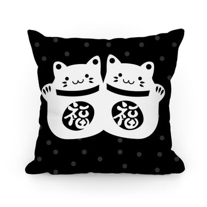 Lucky Cat Pillow