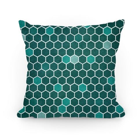 Hexagon Pattern Pillow