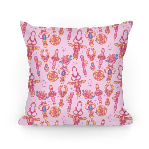 Magical Girl Peens Pattern Pillow