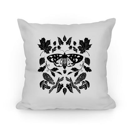 Woodland Moth Pillow