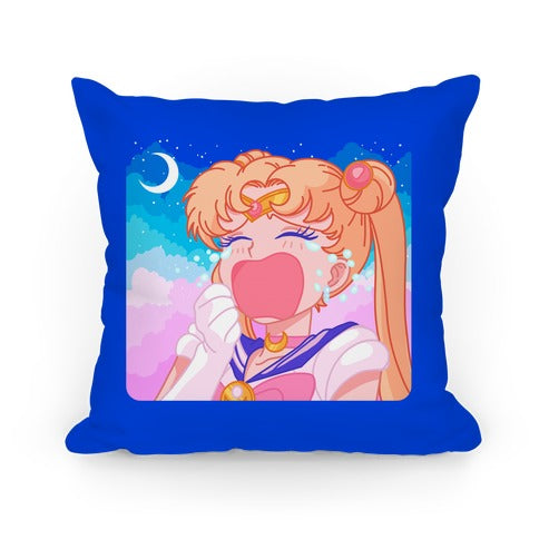 Crying Usagi Sky Pillow