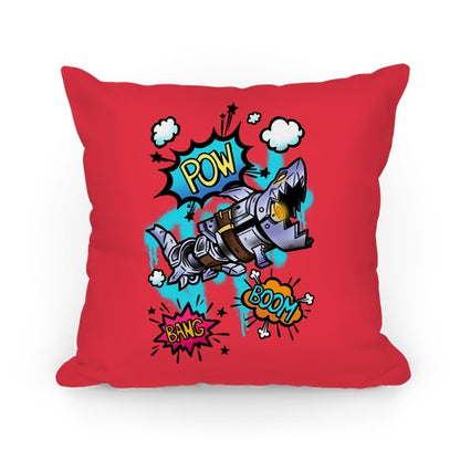 Shark Rocket Launcher Pillow