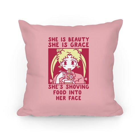 She Is Beauty Usagi Pillow