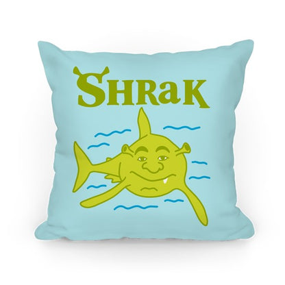 Shrak Shrek The Shark Pillow