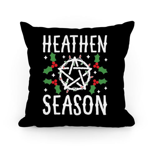 Heathen Season Christmas Pillow