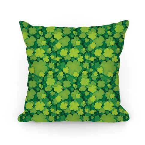 Clover Patch Pattern Pillow