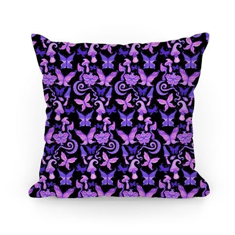 Fairy Goth Pattern Pillow