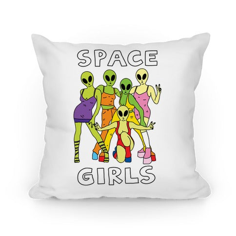 Space Girls Pillow