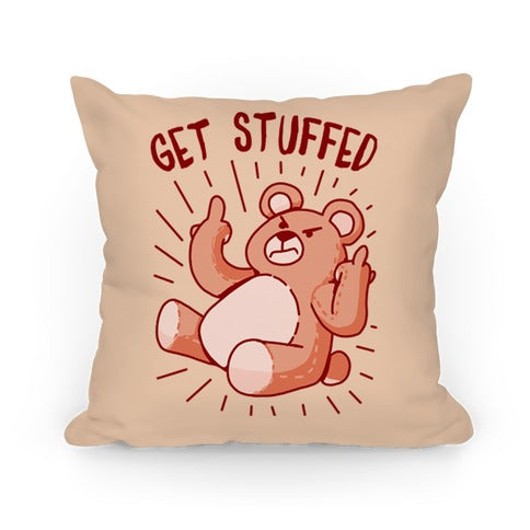 Get Stuffed Teddy Bear Pillow