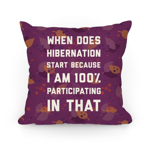 Hibernation Pillow