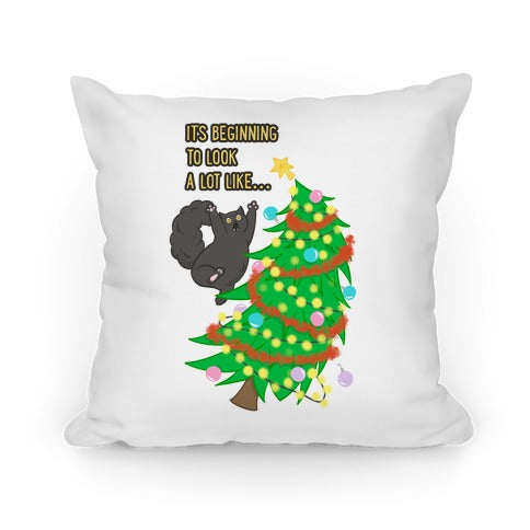 It's Beginning to Look a Lot Like... (chaos) Pillow