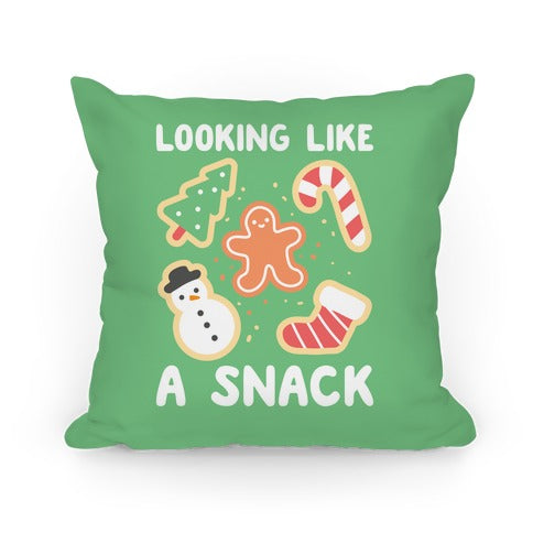 Looking Like A Snack Christmas Cookies Pillow