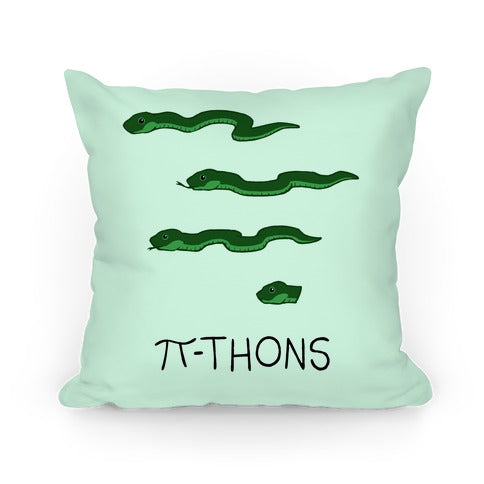 Pi-thons Pillow