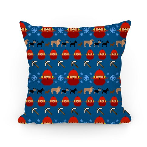 Yukon Cornelius Ugly Sweater Pillow