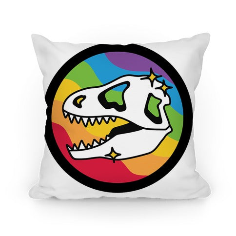 Dinosaurs Were Gay Pillow