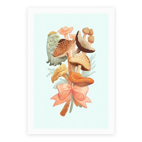 Bouquet Of Mushrooms Poster