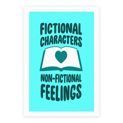 Fictional Characters, Non-Fictional Feelings Poster