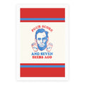 Four Score and Seven Beers Ago Poster