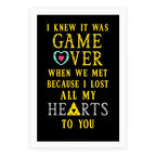 Game Over I Lost All My Hearts To You Poster