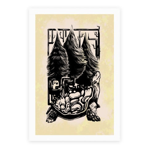 Tree Tortoise Poster
