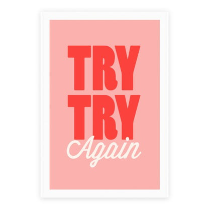 Try Try Again Poster
