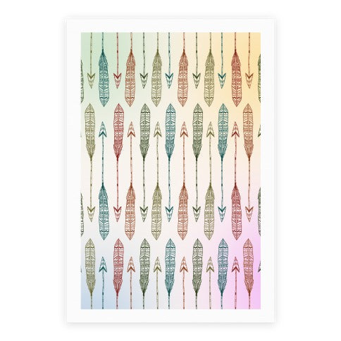 Aztec Arrows Poster