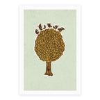 Birds on a Tree Poster