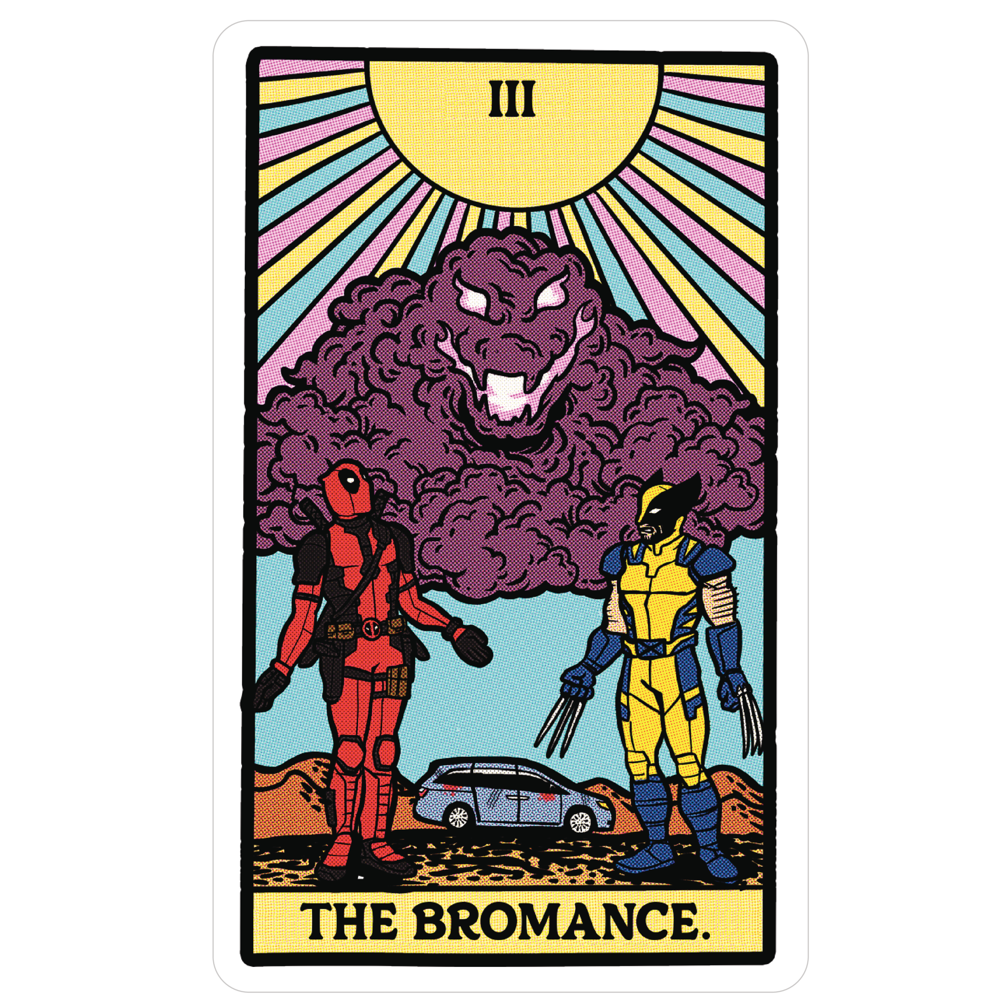 The Bromance Tarot Sticker