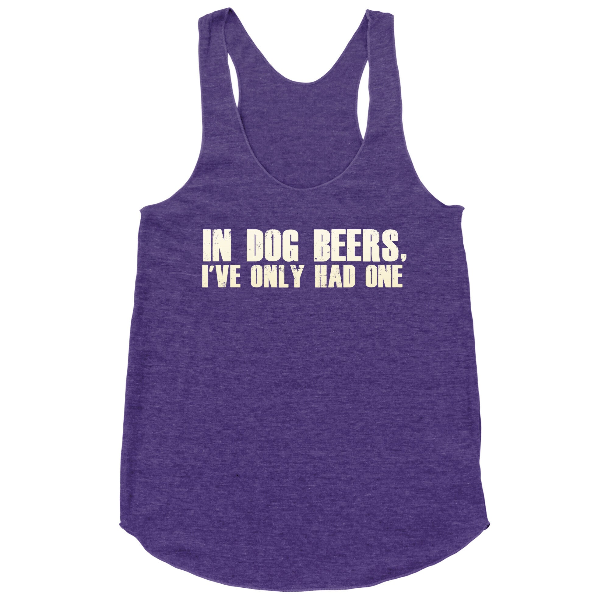 In Dog Beers Racerback Tank