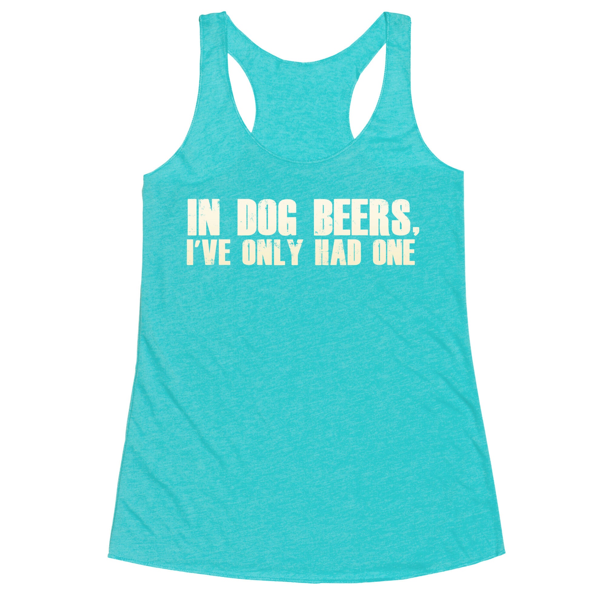 In Dog Beers Racerback Tank