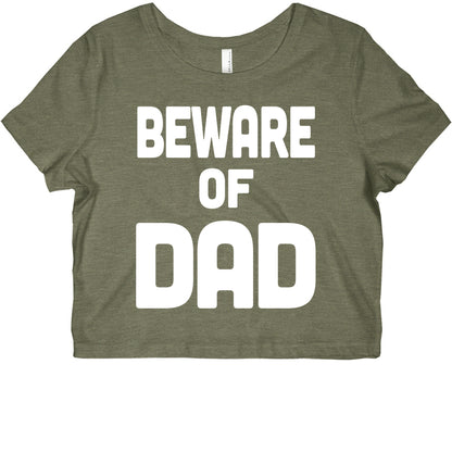 Beware of Dad Graphic Baby Tee