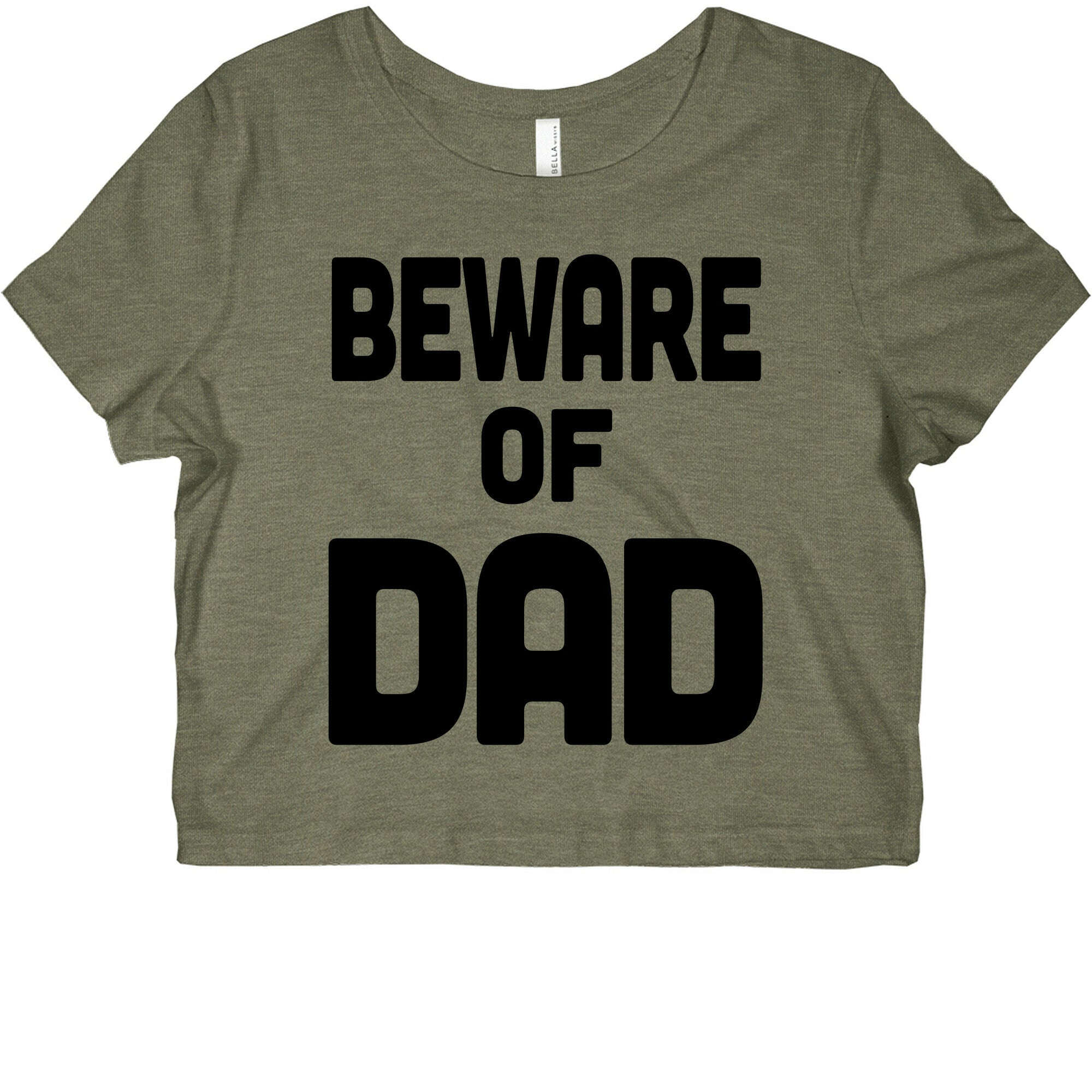 Beware of Dad Graphic Baby Tee