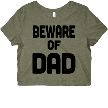 Beware of Dad Graphic Baby Tee