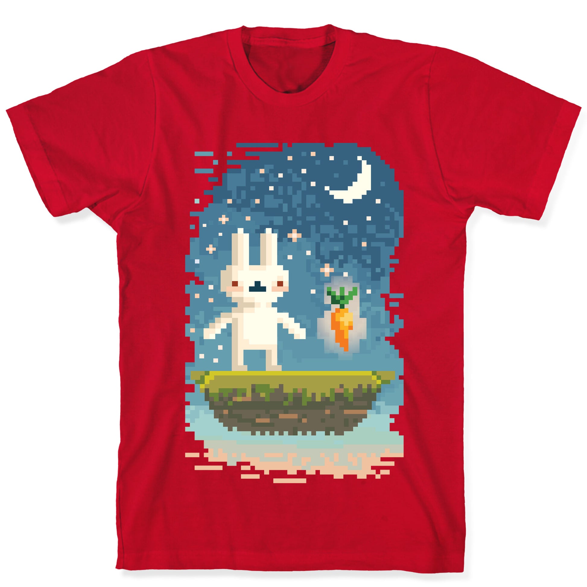 Pixel Bunny and Pixel Carrot T-Shirt