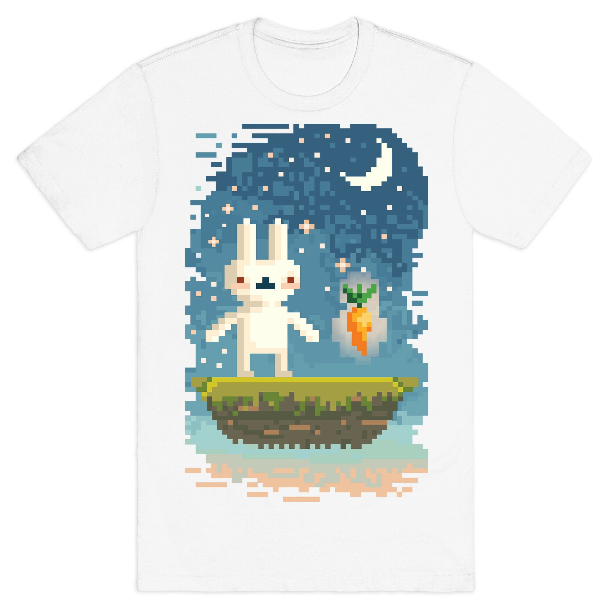 Pixel Bunny and Pixel Carrot T-Shirt
