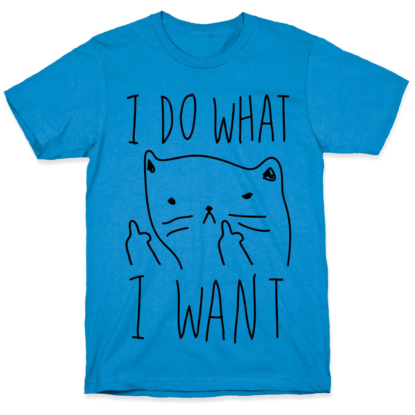 I Do What I Want Cat T-Shirt
