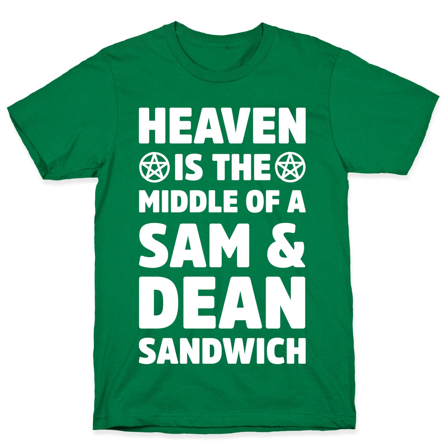 Heaven Is The Middle Of A Sam And Dean Sandwich T-Shirt