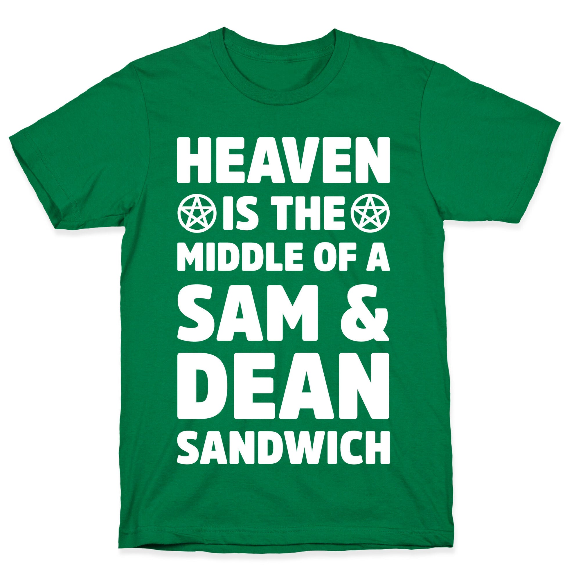 Heaven Is The Middle Of A Sam And Dean Sandwich T-Shirt