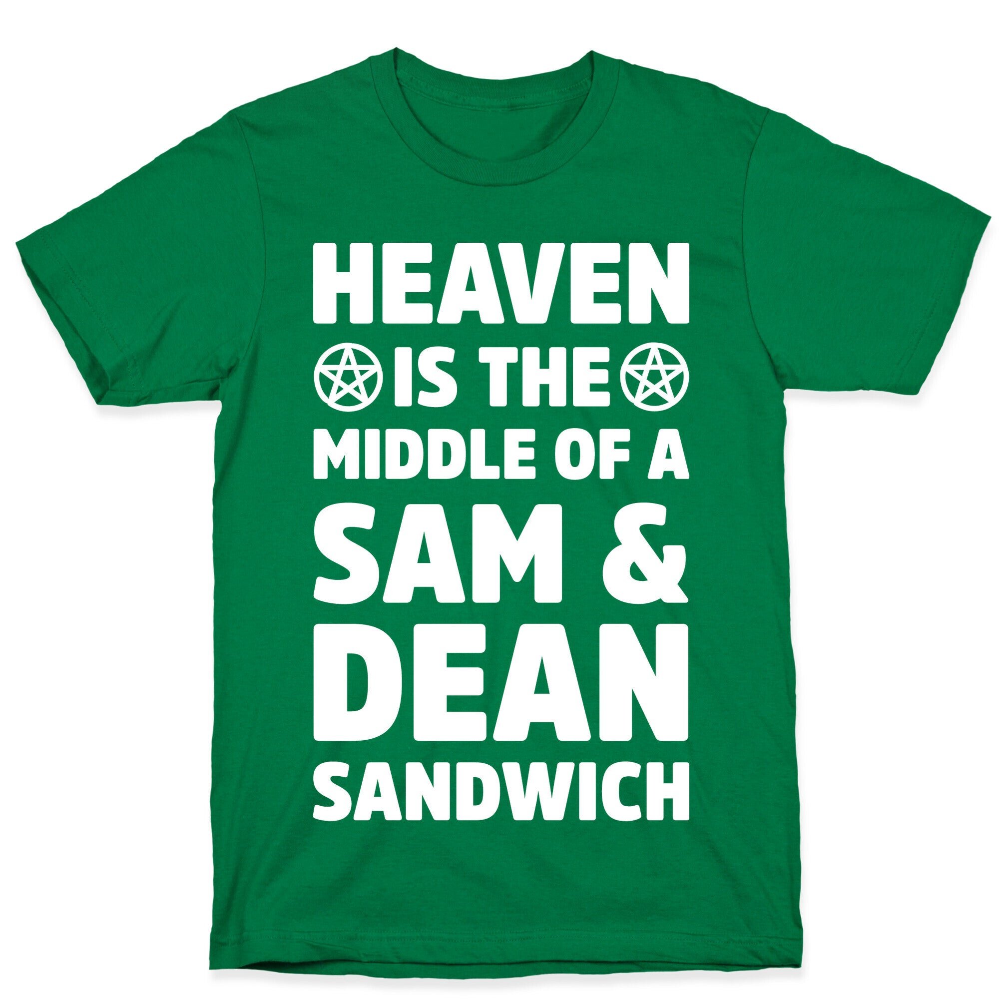 Heaven Is The Middle Of A Sam And Dean Sandwich T-Shirt