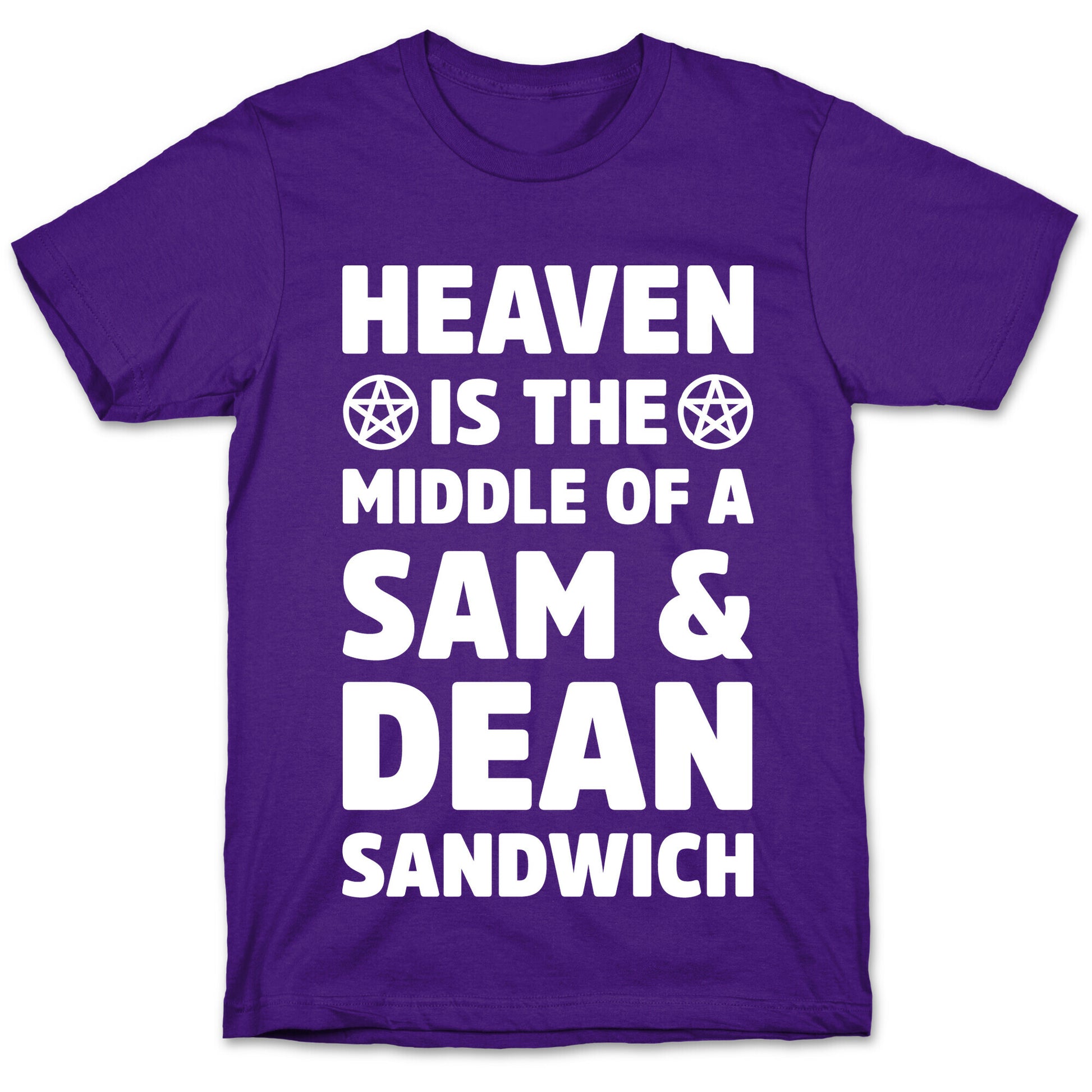 Heaven Is The Middle Of A Sam And Dean Sandwich T-Shirt