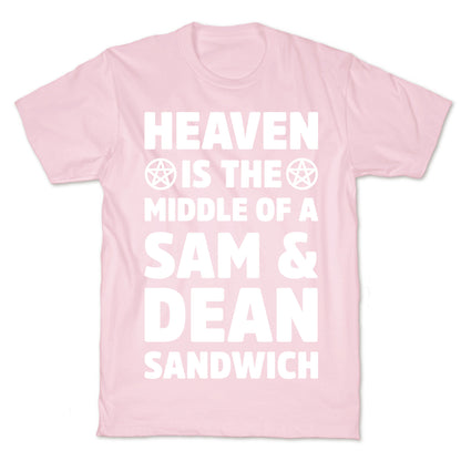 Heaven Is The Middle Of A Sam And Dean Sandwich T-Shirt