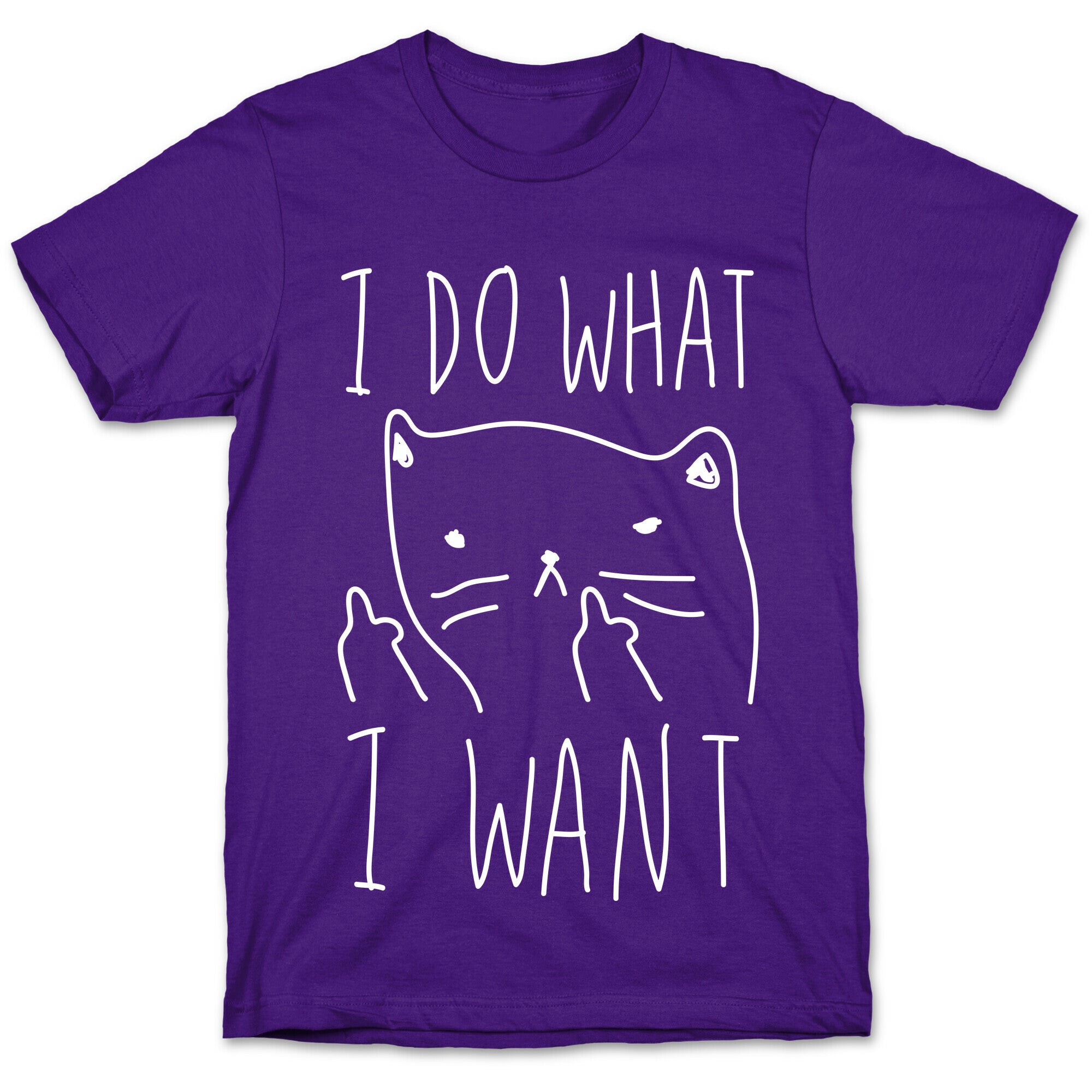 I Do What I Want Cat T-Shirt