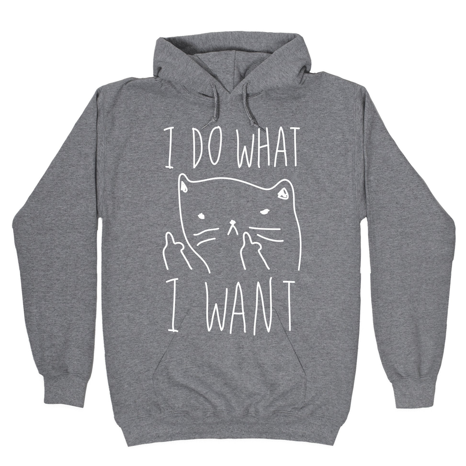 I Do What I Want Cat Hoodie