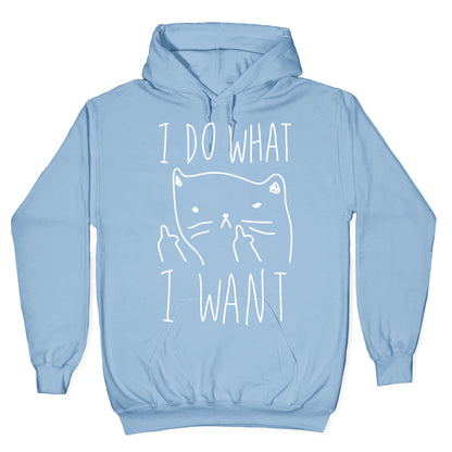 I Do What I Want Cat Hoodie