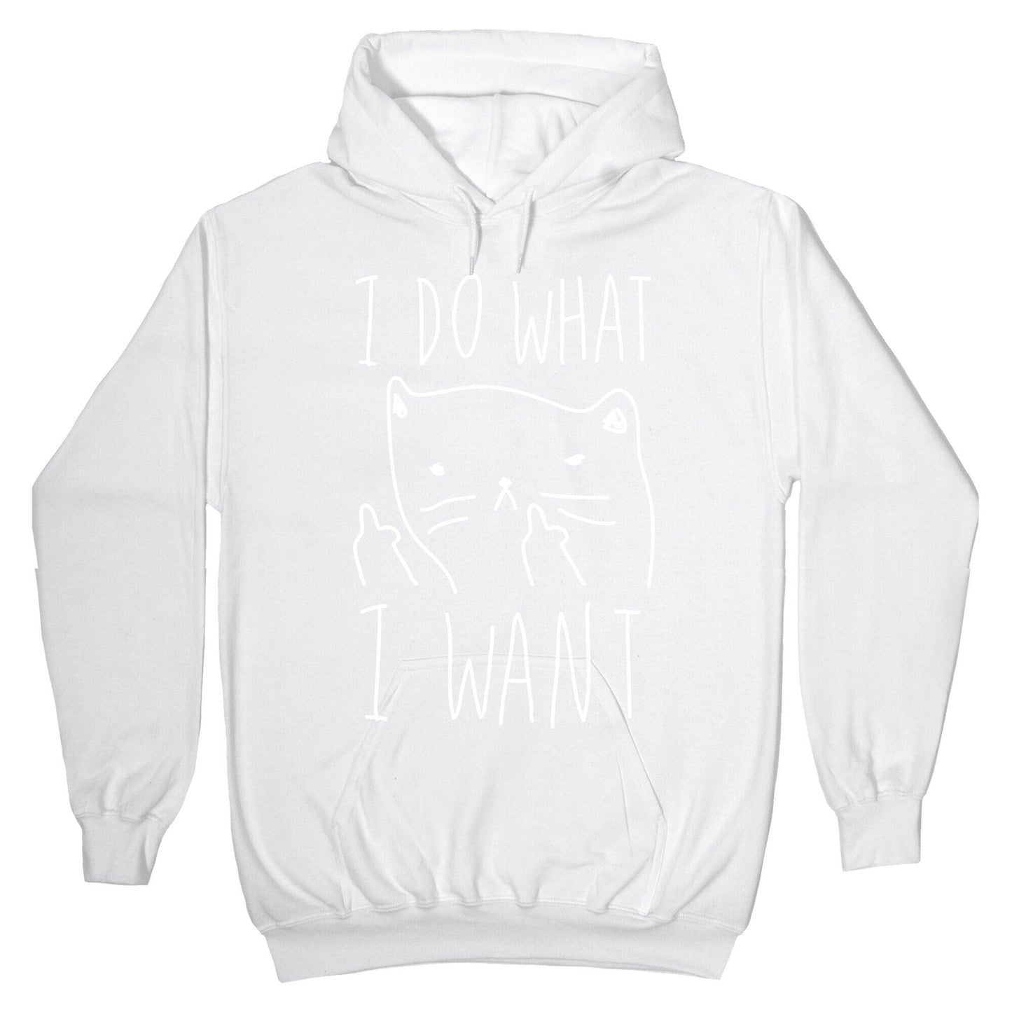 I Do What I Want Cat Hoodie