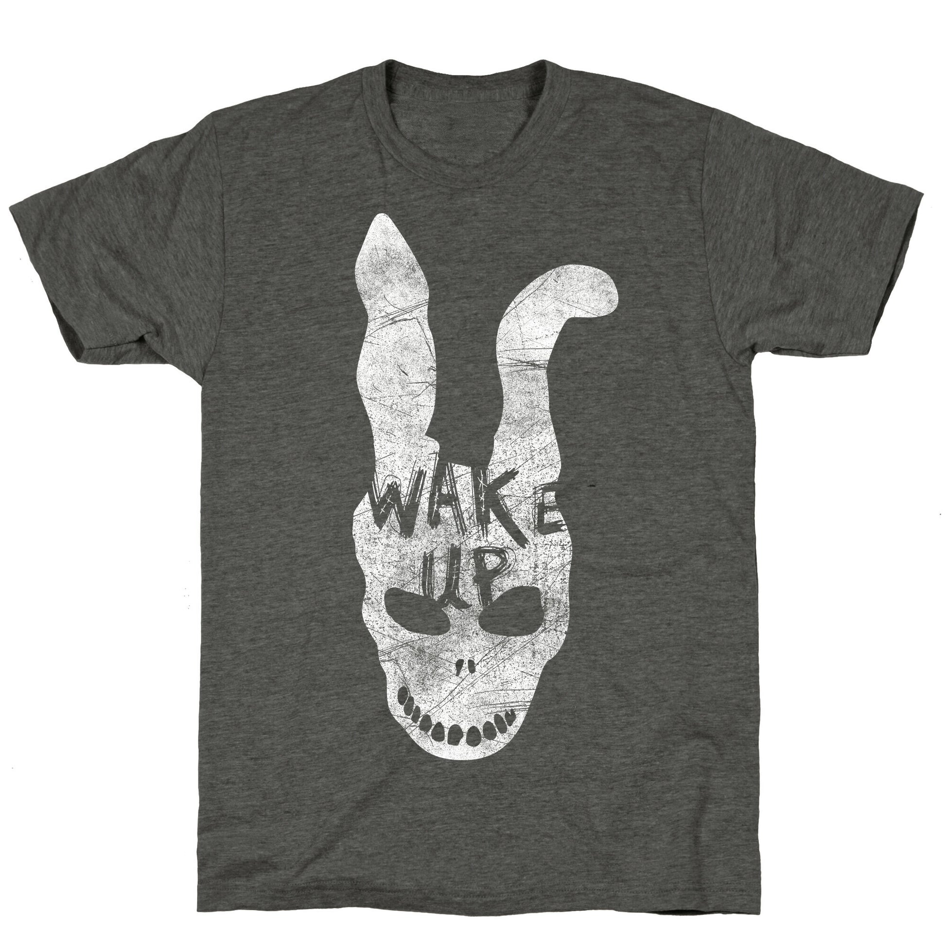 Donnie Darko Wake Up Frank Mask Unisex Triblend Tee