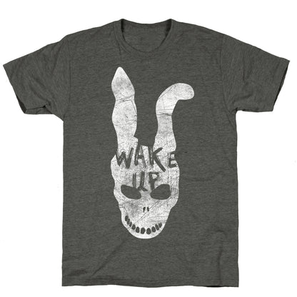 Donnie Darko Wake Up Frank Mask Unisex Triblend Tee