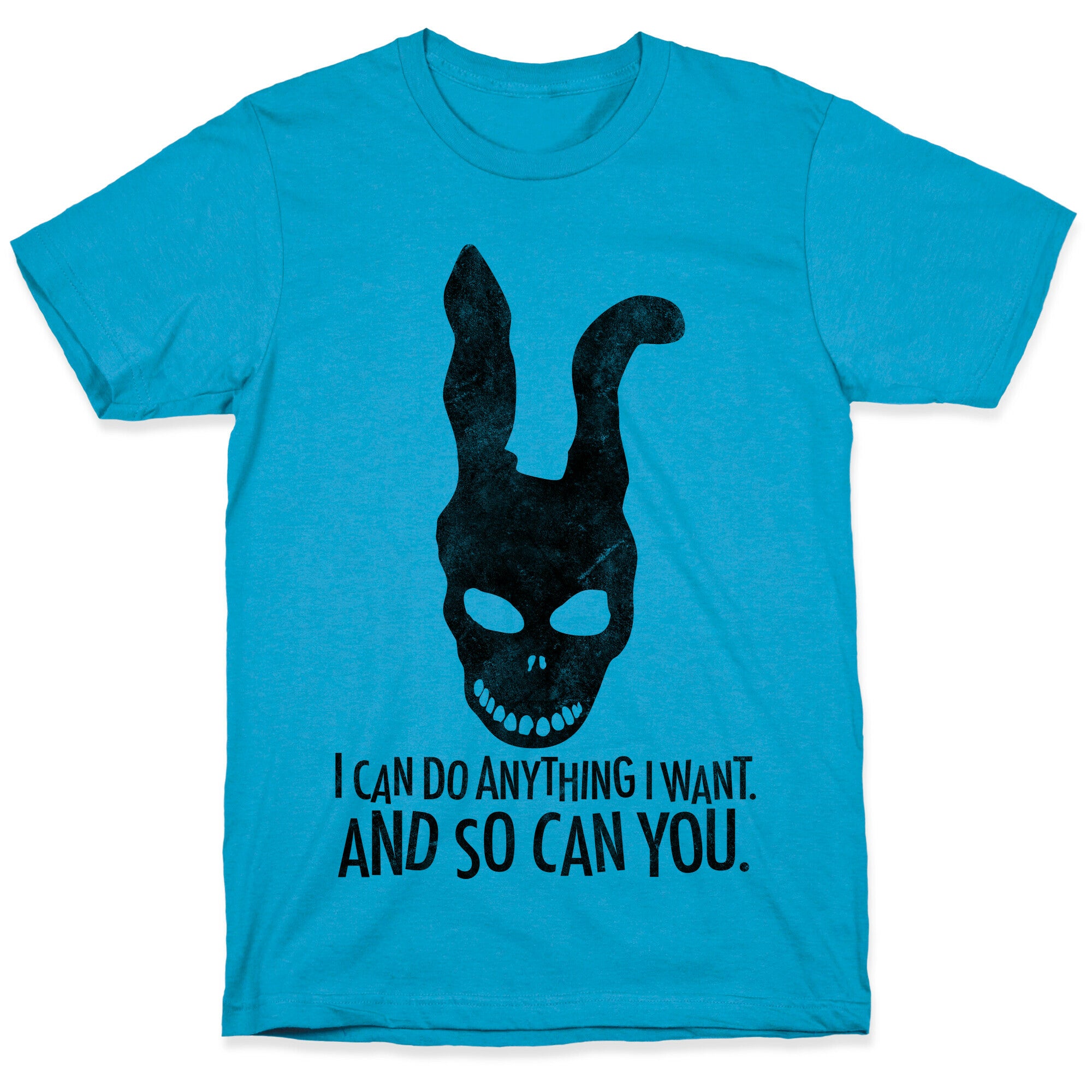 I Can Do Anything I Want Donnie Darko Frank Mask Unisex Triblend Tee